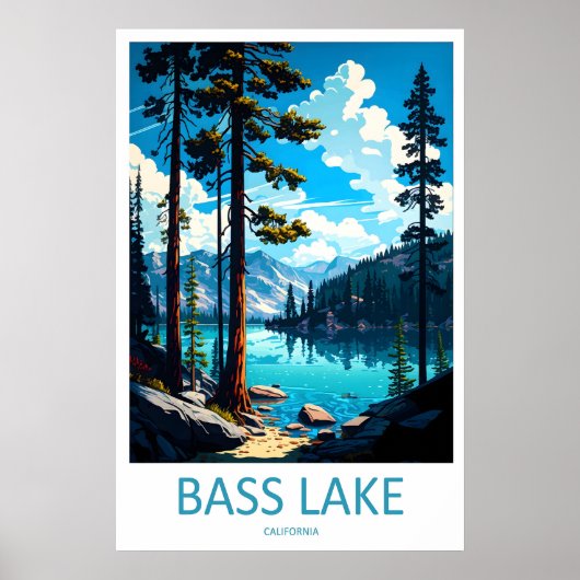 Bass Lake 1 Poster (Voorkant)