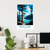 Bass Lake 1 Poster (Thuiskantoor)