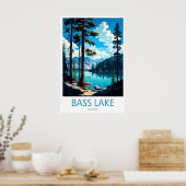 Bass Lake 1 Poster (Keuken)