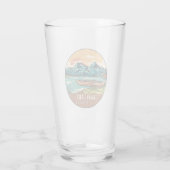 Bass Lake California Boating Vist Emblem Glas (Achterkant)