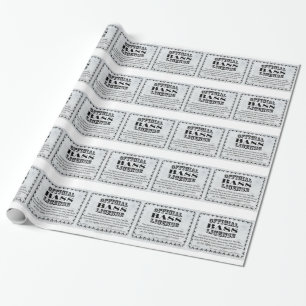 Bass-licentie Cadeaupapier