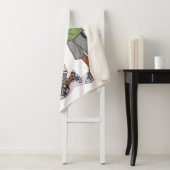 Bass Loud, Problems Quiet Music Art Blanket Sherpa Deken (In situ)