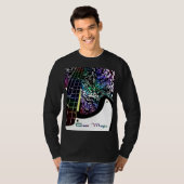 Bass Magic Rainbow Notes Music T-Shirt (Voorkant volledig)