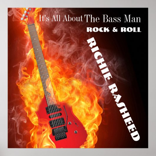 Bass Man - Poster muziek (Voorkant)