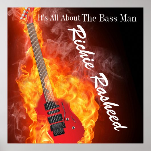 Bass Man - Poster muziek (Voorkant)