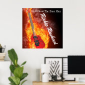 Bass Man - Poster muziek (Thuiskantoor)