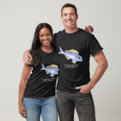 Bass marktwaardige vis t-shirt (Unisex)