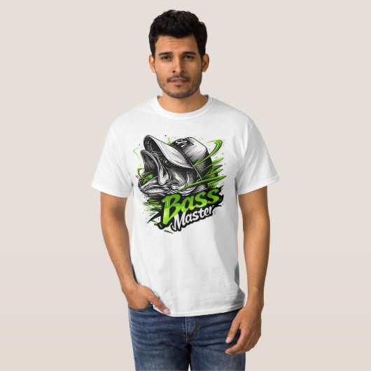 Bass Master - Mannen T-shirt (Voorkant volledig)