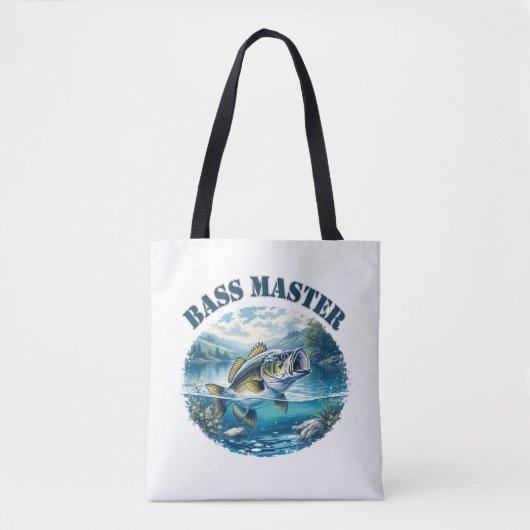 Bass Master Tote Bag (Voorkant)