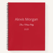 Bass Moves Dagelijkse Planner Notitieboek (Voorkant)