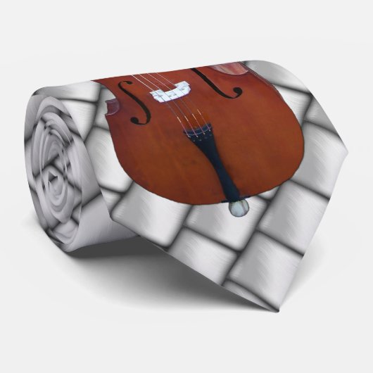 BASS —OP GRIJS STROPDAS (Opgerold)