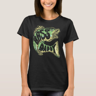 Bass Papa Vist het Grote Bass Lake Vist T-shirt