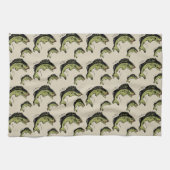 Bass Pattern Tan Theedoek (Horizontaal)