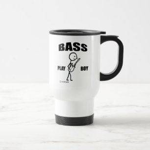 Bass Play Boy Travel Mug Reisbeker