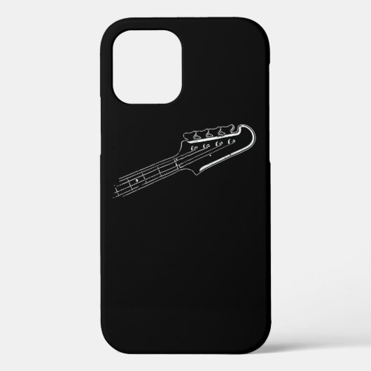 Bass Player Bass Guitar Musical Design Case-Mate iPhone Case (Achterkant)