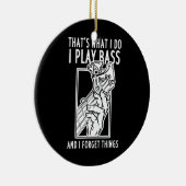 Bass Player Bass Guiter Keramisch Ornament (Rechts)