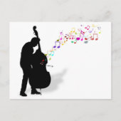 Bass Player Briefkaart (Voorkant)