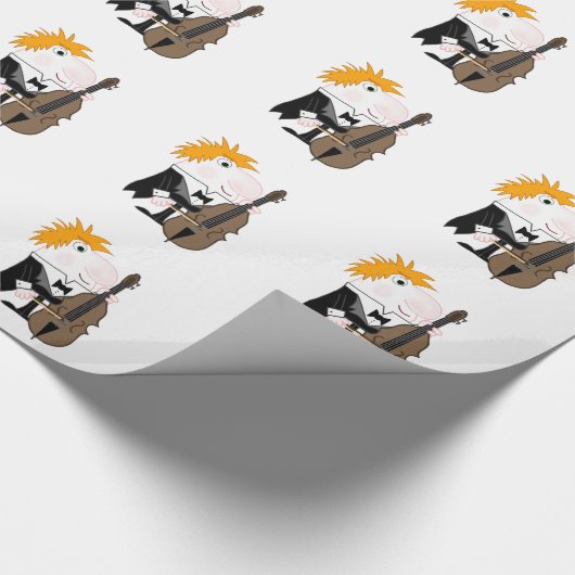 Bass Player Cadeaupapier (Hoek)