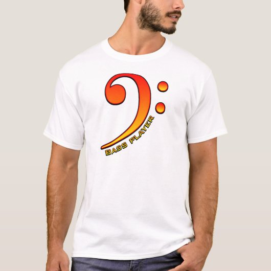 Bass Player (Clef) T-shirt (Voorkant)