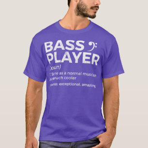 Bass Player Definition But voor muzikanten lang T-shirt