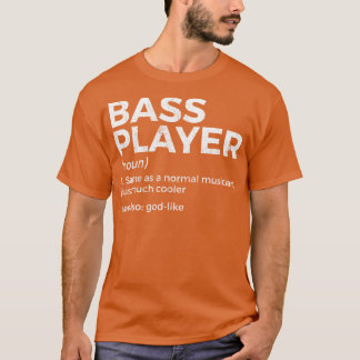 Bass Player Definition But voor muzikanten lang T-shirt