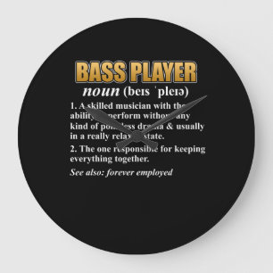 Bass Player Definition Guitar Music Musician Graph Grote Klok