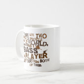 Bass Player (Funny) Cadeaus Koffiemok (Voorkant links)