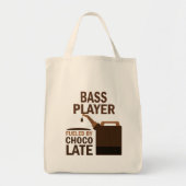 Bass Player (Funny) Chocolate Tote Bag (Voorkant)