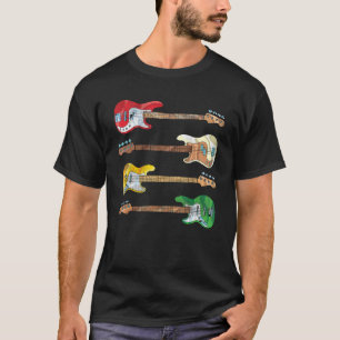 Bass Player Gift Gitarist Bassist Muziek Bass Guit T-shirt