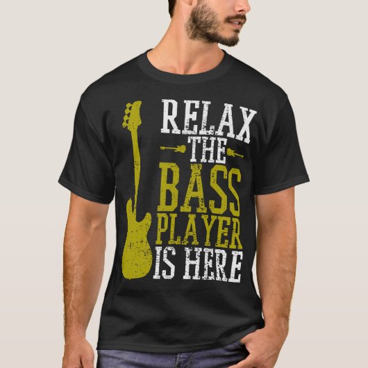 Bass Player Guitar Guitarist Music School T-shirt (Voorkant)