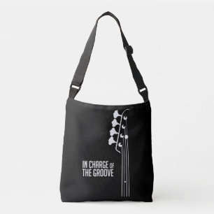 Bass Player In Charge of the Groove Crossbody Tas