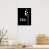 Bass Player In Charge of the Groove Poster (Keuken)