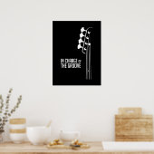 Bass Player In Charge of the Groove Poster (Keuken)