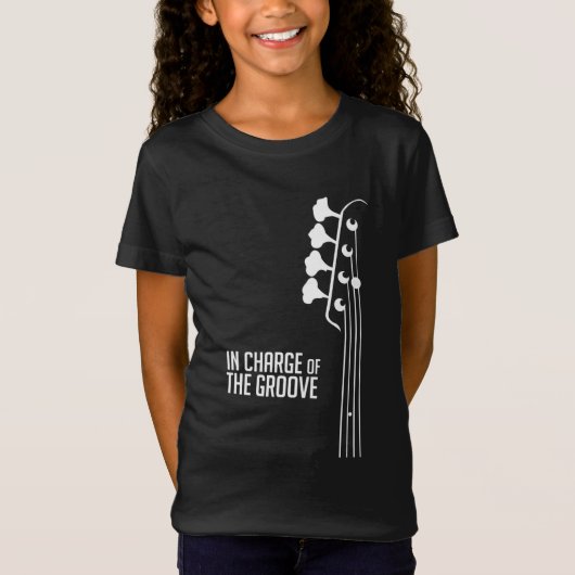 Bass Player In Charge of the Groove T-shirt (Voorkant)