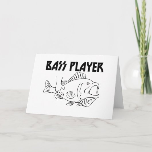 Bass Player Kaart (Voorkant)