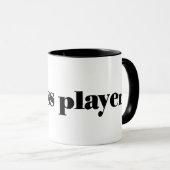 Bass Player met bass clef Mok (Voorkant rechts)