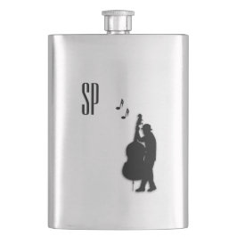 Bass Player-monogram Heupfles