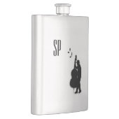 Bass Player-monogram Heupfles (Rechts)