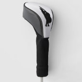 Bass Player Silver Golfheadcover (Schuin)