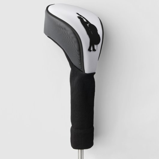 Bass Player Silver Golfheadcover (Schuin)