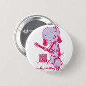 Bass Puppy Ronde Button 5,7 Cm (Voorkant /achterkant)