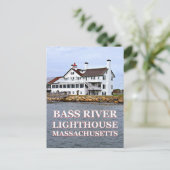 Bass River Lighthouse, Briefkaart Massachusetts (Staand voorkant)