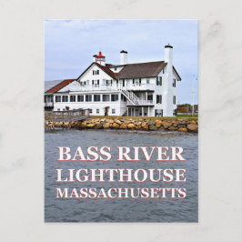 Bass River Lighthouse, Briefkaart Massachusetts
