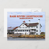 Bass River Lighthouse, Massachusetts Briefkaart (Voorkant / Achterkant)