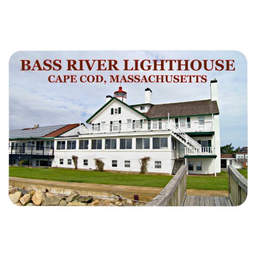Bass River Lighthouse, Massachusetts Flexi Magnet Magneet (Horizontaal)