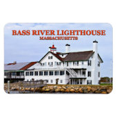 Bass River Lighthouse, Massachusetts Flexi Magnet Magneet (Horizontaal)