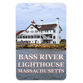 Bass River Lighthouse, Massachusetts Flexi Magnet Magneet (Verticaal)