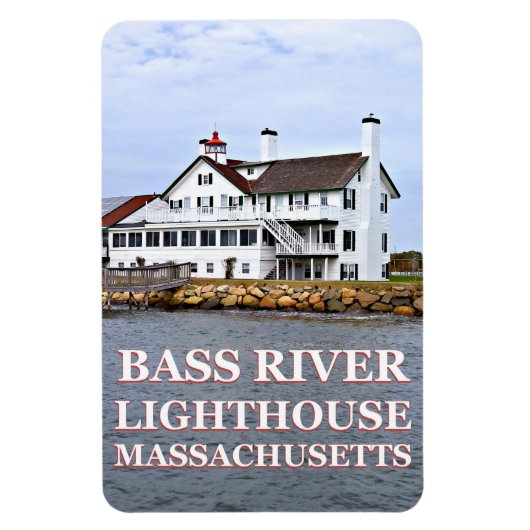 Bass River Lighthouse, Massachusetts Flexi Magnet Magneet (Verticaal)