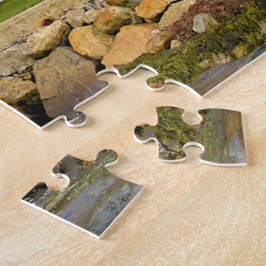 Bass River Lighthouse, Massachusetts Jigzaag Puzzl Legpuzzel (Zijkant)