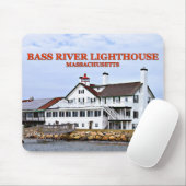 Bass River Lighthouse, Massachusetts Mousepad Muismat (Met muis)